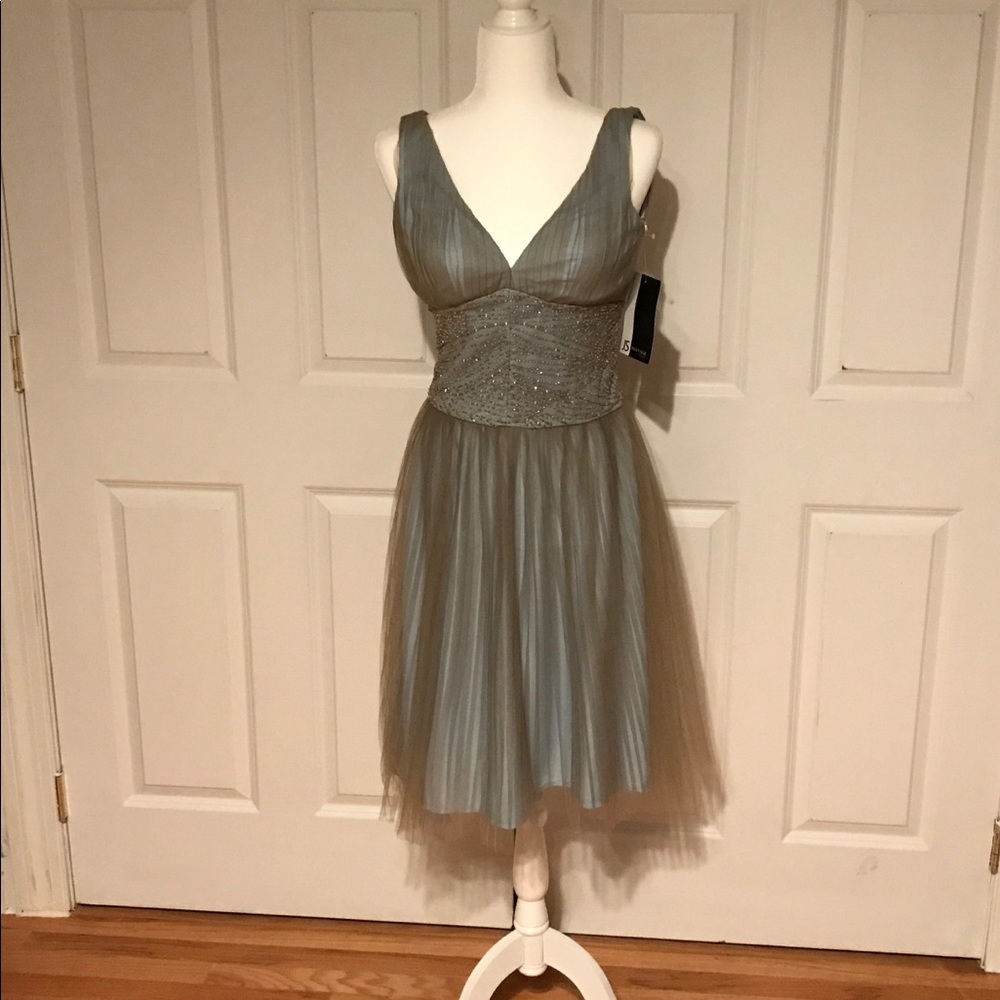 JS Boutique short blue party dress.  Size 4